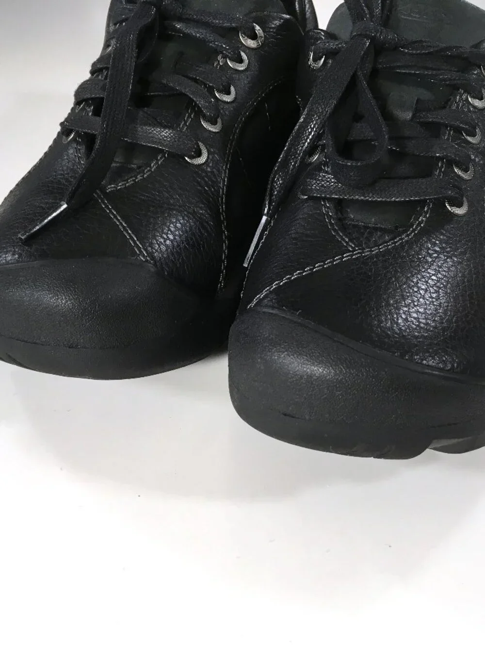 KEEN Presidio Lace Up Shoes Womens Size 10 Black Leather 1011400
